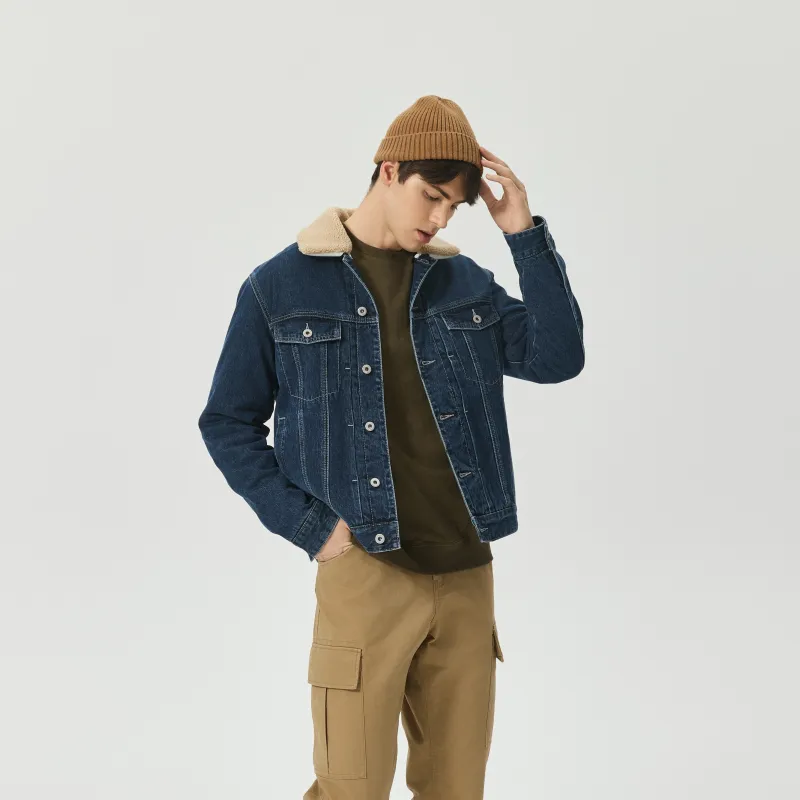 CAT Puffer Jackets Men Indigo-6