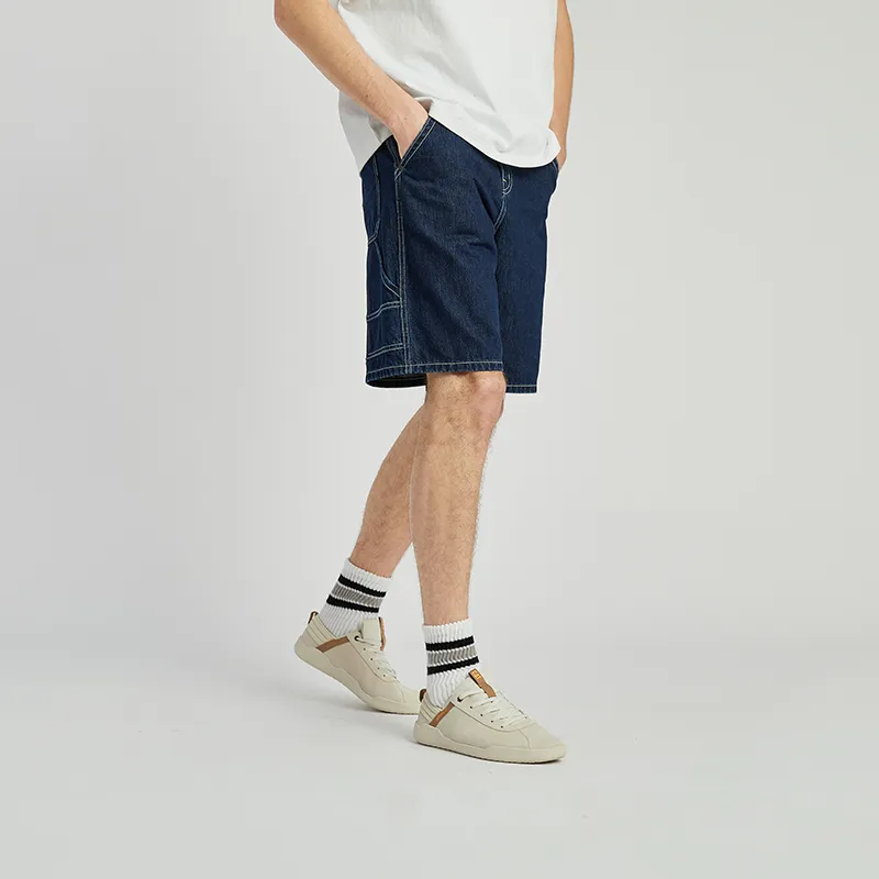 CAT SS24 Denim Shorts Men's Indigo-4