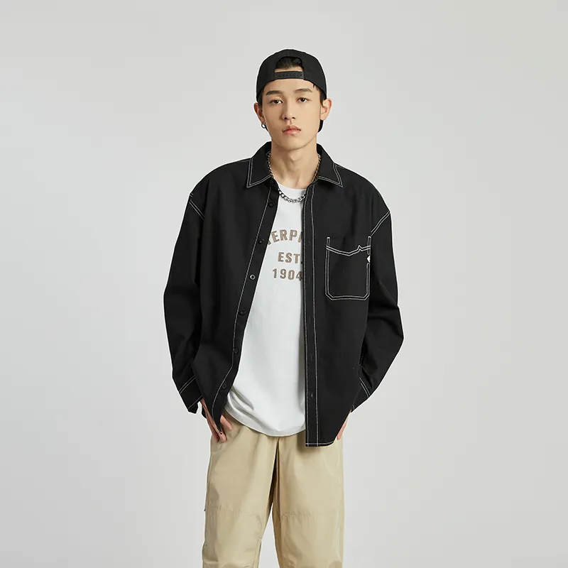 CAT Shirts Men Black-6