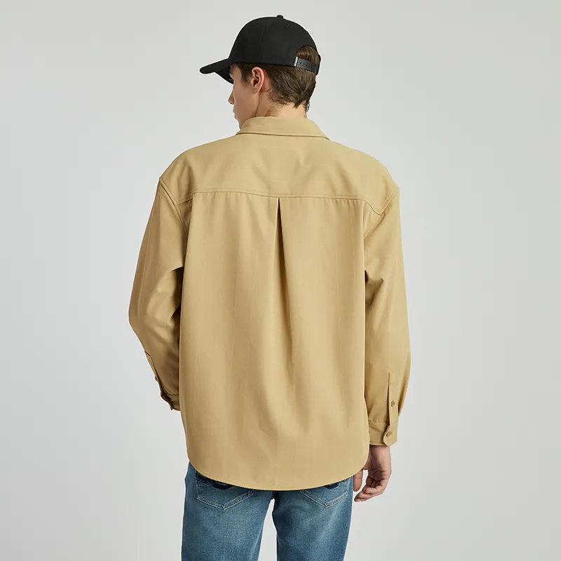 CAT Shirts Men Dark Khaki-8