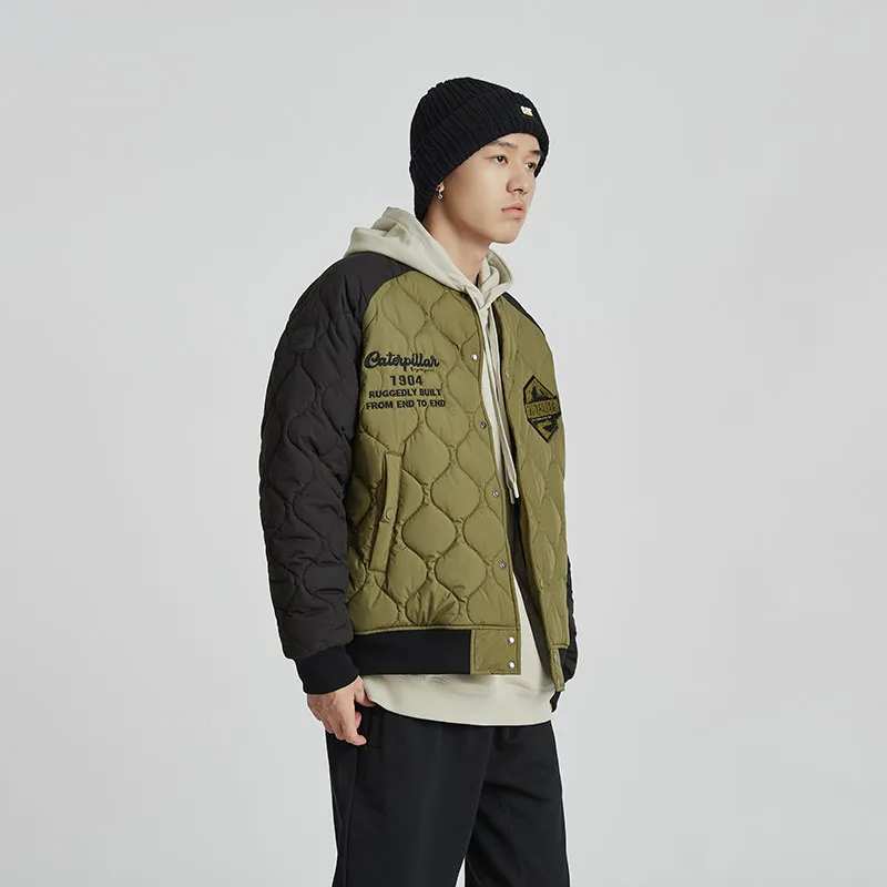 CAT Puffer Jackets Men Black-6