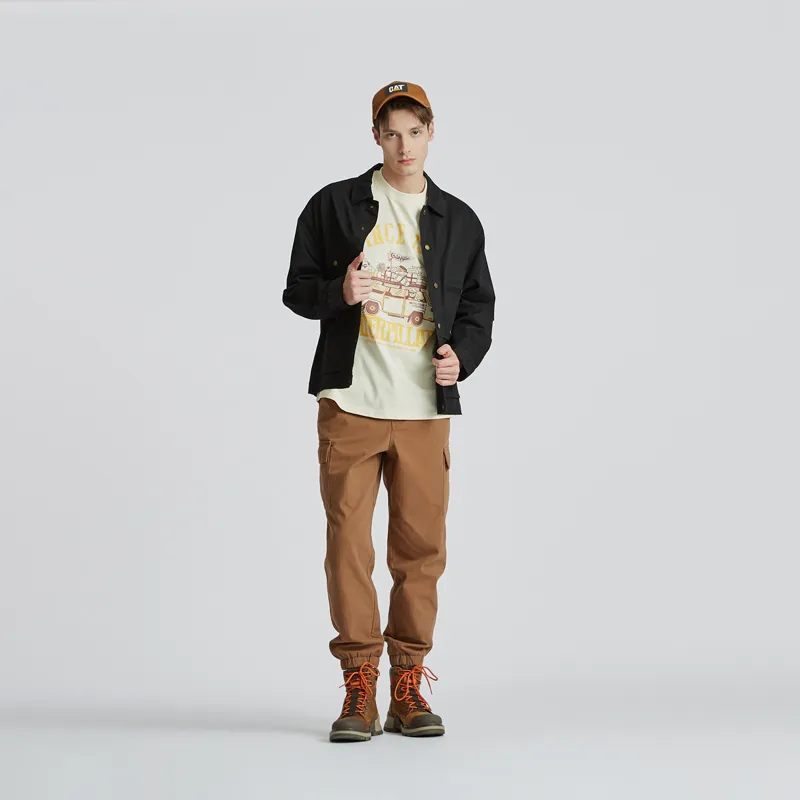 CAT Short Martin Boot Men's Brown-10