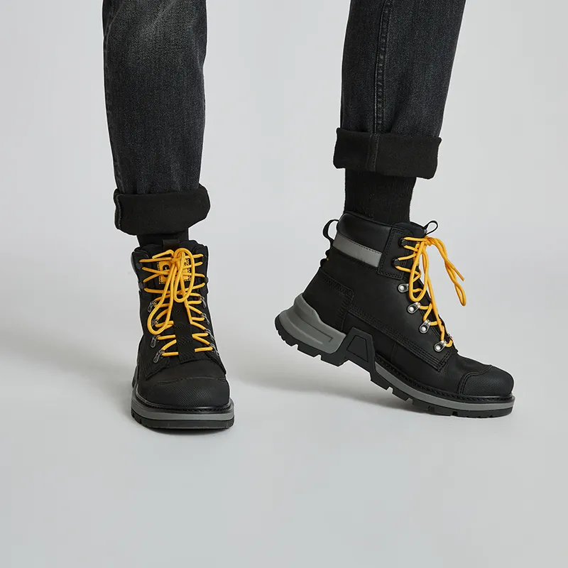 CAT Colorado Series Expedition WP SS23 Water Resistant Short Outdoor Boots Men's Black-5