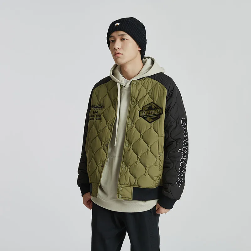 CAT Puffer Jackets Men Black-5