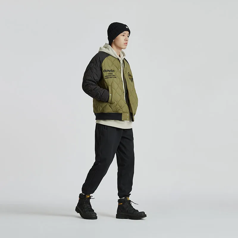 CAT Puffer Jackets Men Black-3