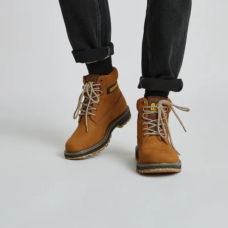 CAT E Colorado SS23 Water Resistant Wear Resistant Slip Resistant Short Outdoor Boots Unisex Dark Brown-5