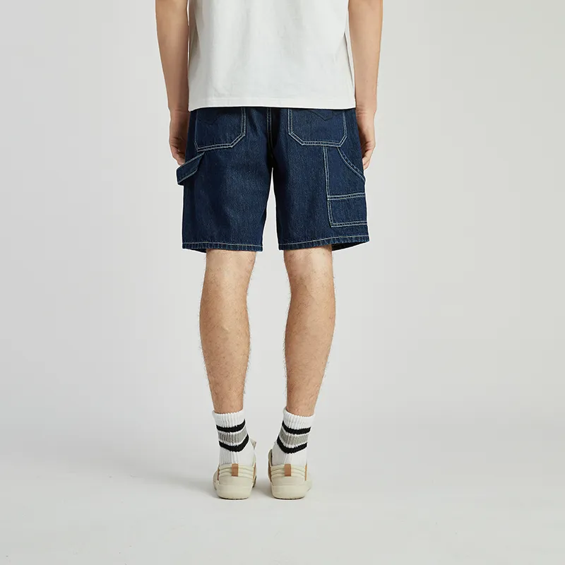 CAT SS24 Denim Shorts Men's Indigo-5