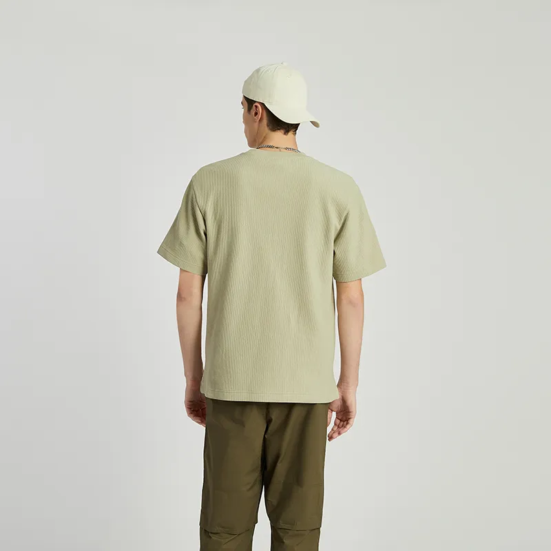 CAT SS24 T Shirt Men's Khaki Green-2