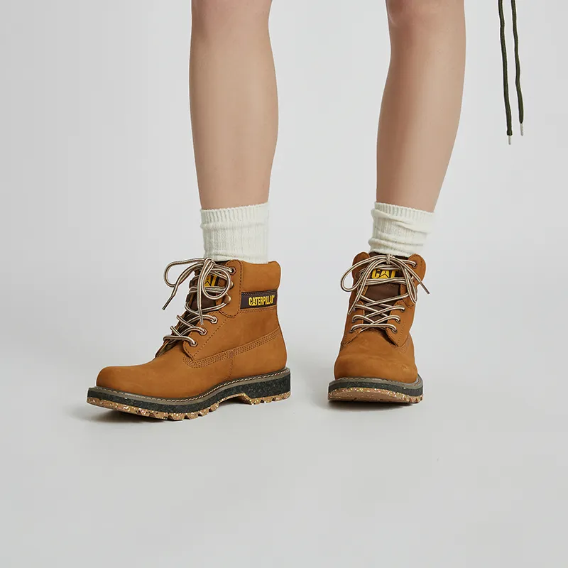 CAT E Colorado SS23 Water Resistant Wear Resistant Slip Resistant Short Outdoor Boots Unisex Dark Brown-7
