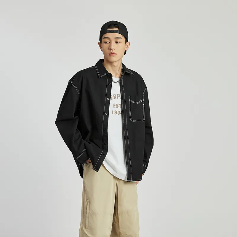 CAT Shirts Men Black-4