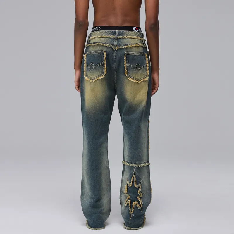 ROCAWEAR Jeans Unisex Yellow Mud-3
