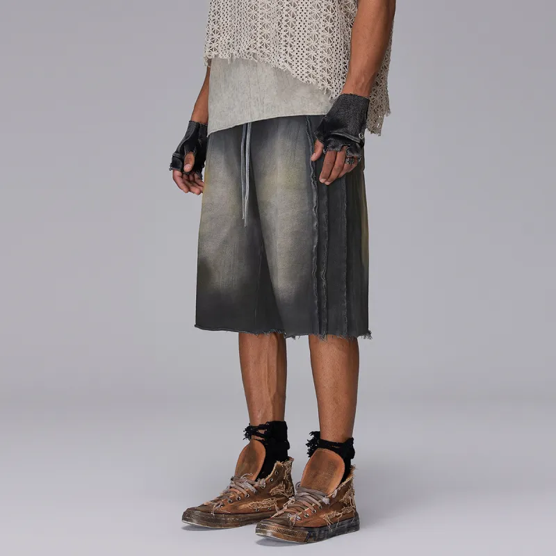 ROCAWEAR Casual Shorts Unisex Washed Gray-4