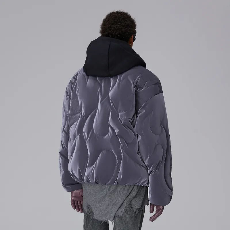 ROCAWEAR Down Jacket Unisex Dark Purple-2