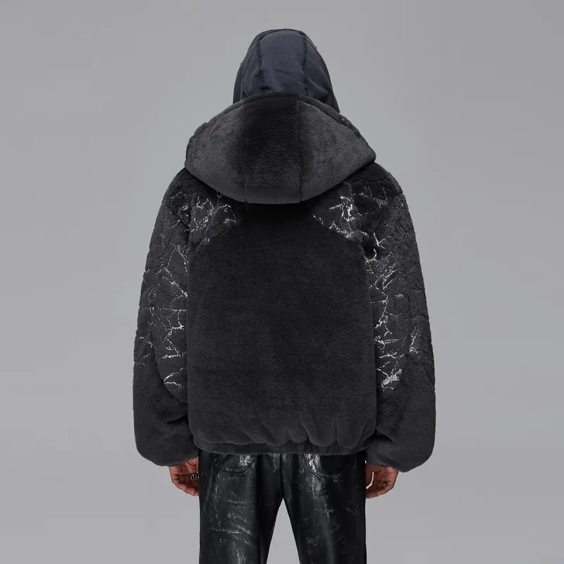 ROCAWEAR Velvet feel Coat Unisex-5
