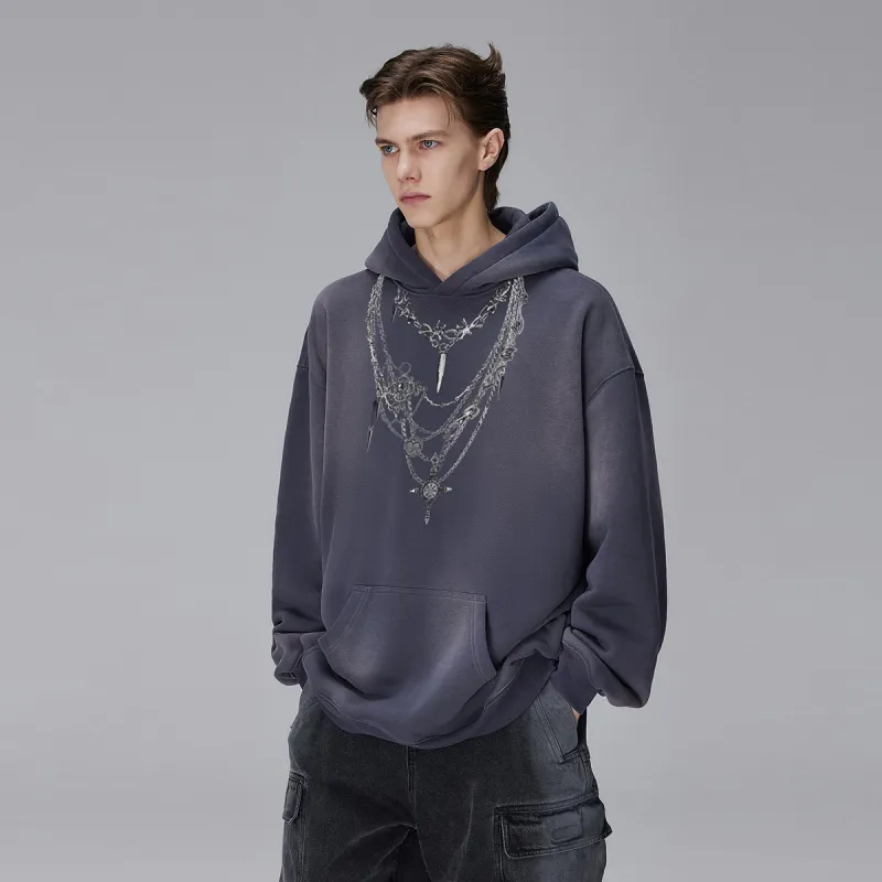 ROCAWEAR Sweatshirt Unisex Blue Gray-3