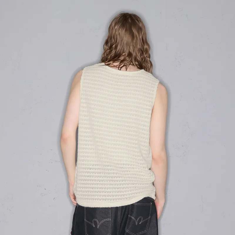 ROCAWEAR Tank Top Unisex Beige Apricot-2