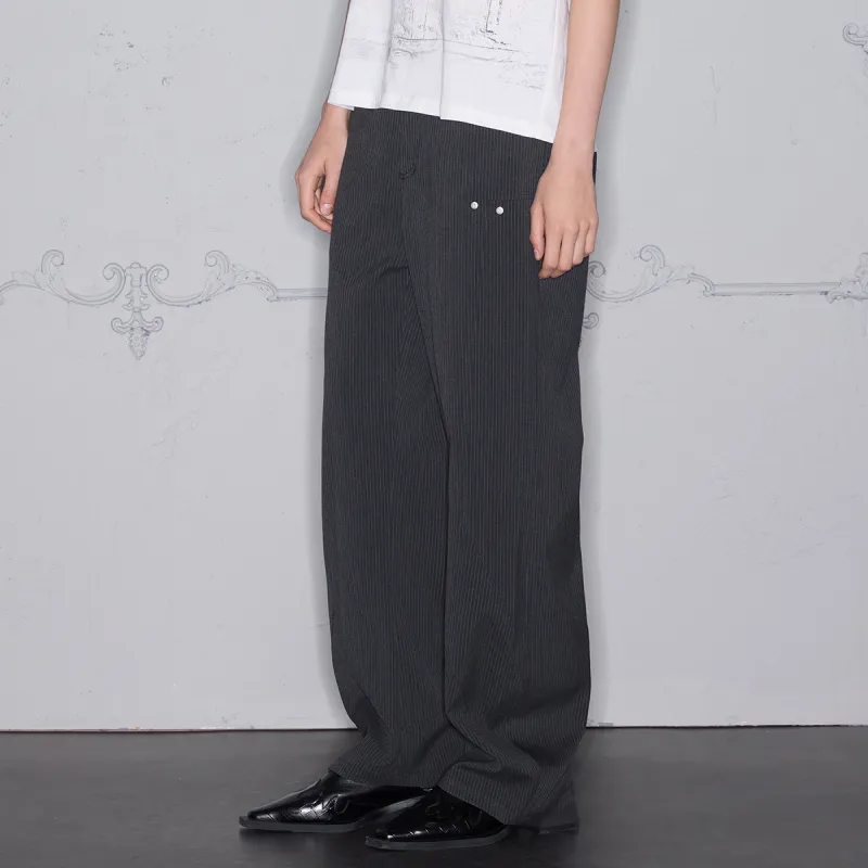 ROCAWEAR Casual Pants Unisex Dark Gray-3