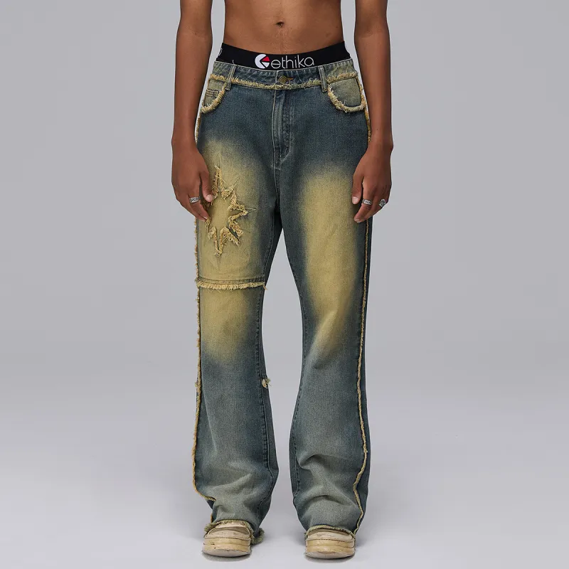 ROCAWEAR Jeans Unisex Yellow Mud-2