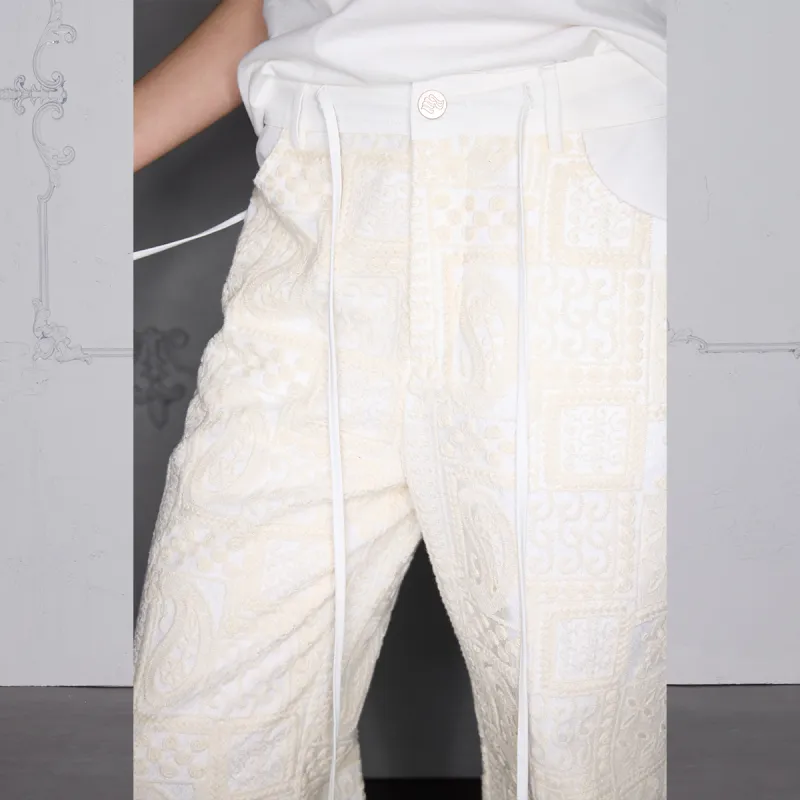 ROCAWEAR Casual Pants Unisex Ecru-4