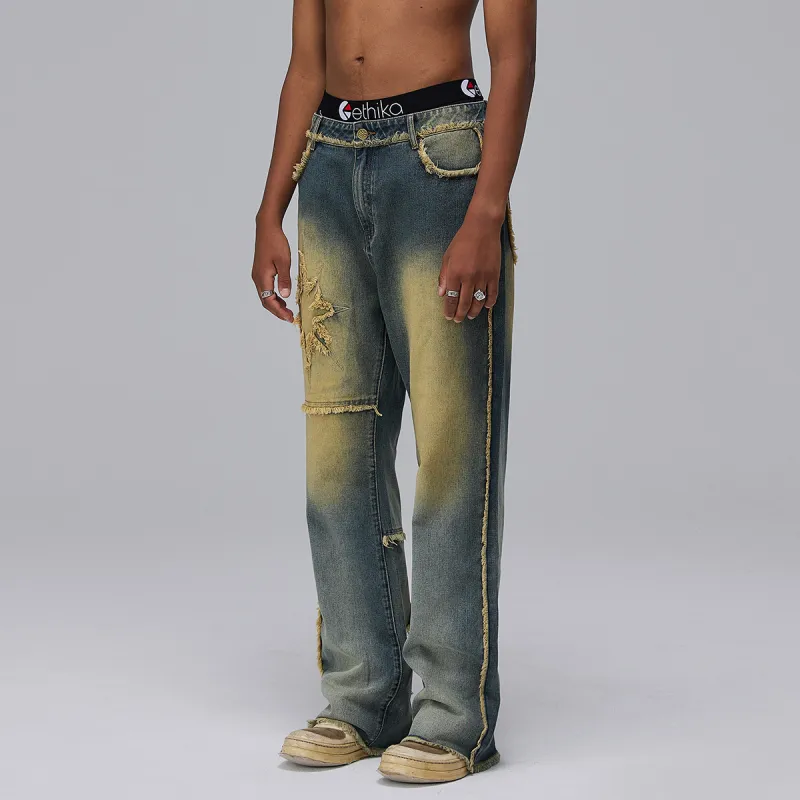 ROCAWEAR Jeans Unisex Yellow Mud-4