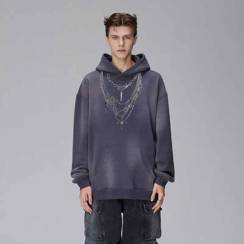ROCAWEAR Sweatshirt Unisex Blue Gray-2
