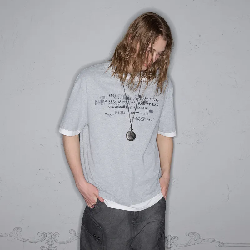 ROCAWEAR T Shirts Unisex Mixed Gray-3