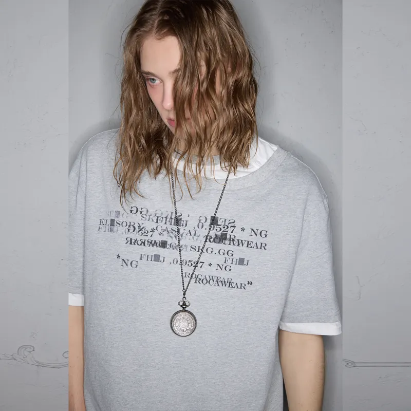 ROCAWEAR T Shirts Unisex Mixed Gray-5