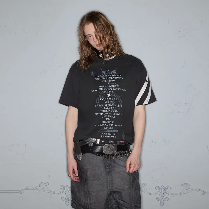 ROCAWEAR T Shirt Unisex Dark Gray-1