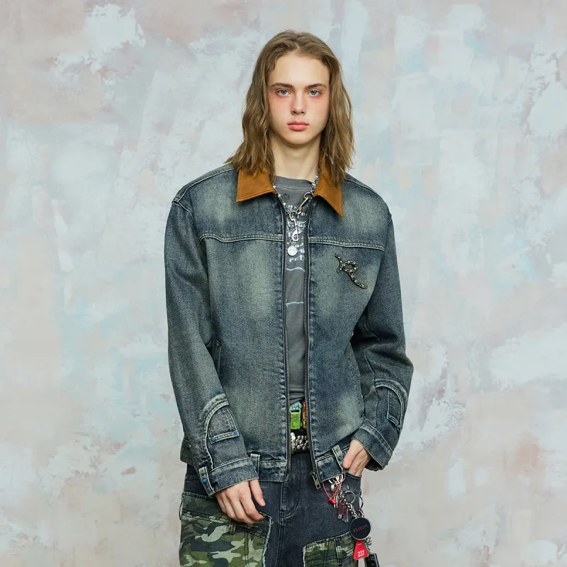 ROCAWEAR Denim Jackets Unisex-4
