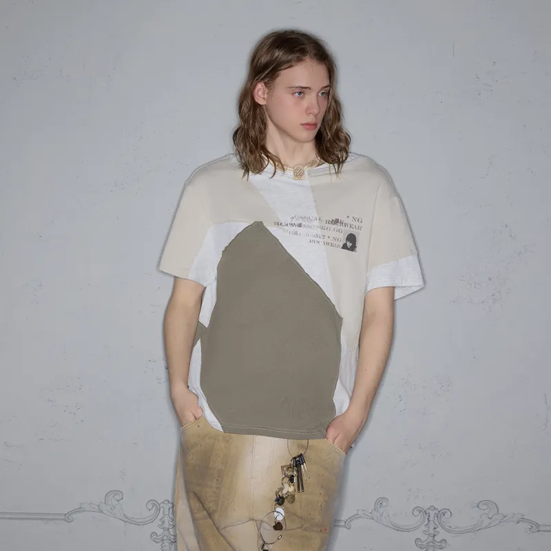 ROCAWEAR T-Shirts Unisex Khaki Multicolor-3