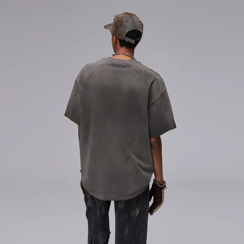 ROCAWEAR T Shirt Unisex Washed Gray-2