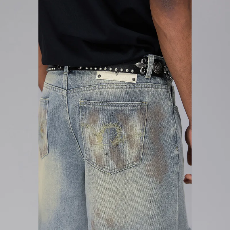 ROCAWEAR Denim Shorts Unisex Light Blue-5