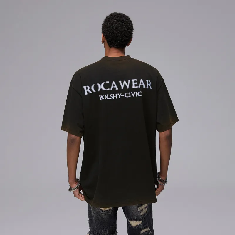 ROCAWEAR T Shirts Unisex Black-2