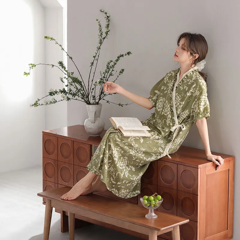 Kerener Nightgown Women's Green-3