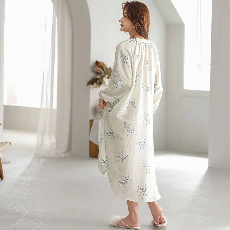 Kerener Nightgown Women's White-5