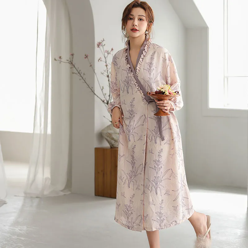 Kerener Nightgown Women's Yellow-11