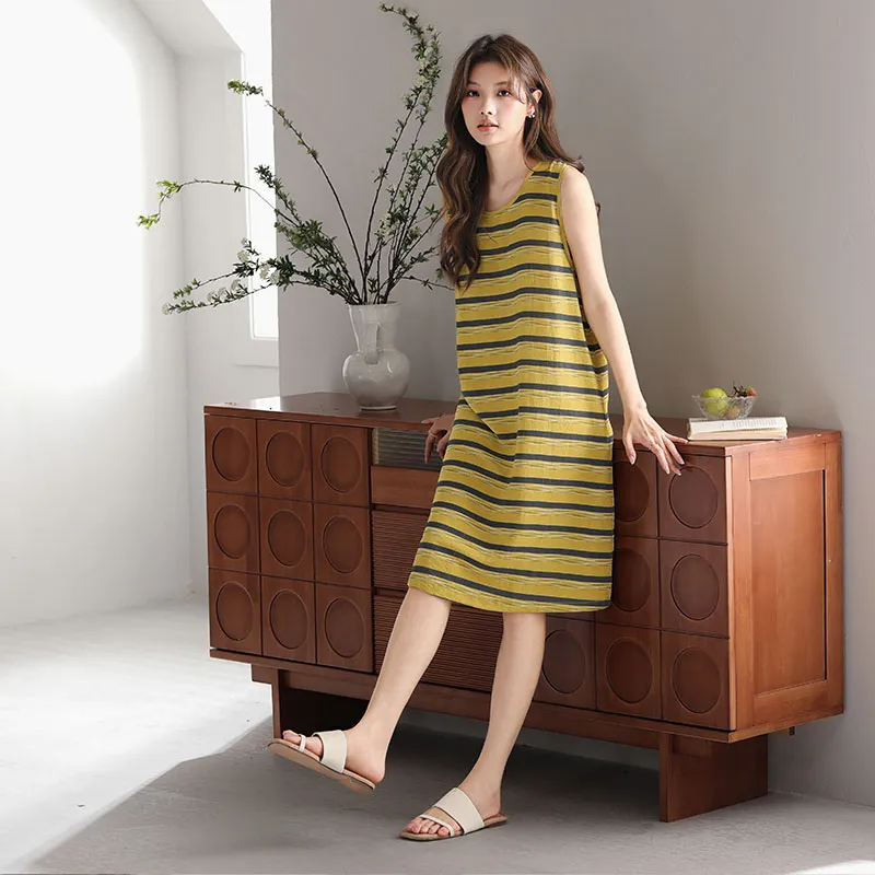 Kerener Nightgown Women's Yellow-3