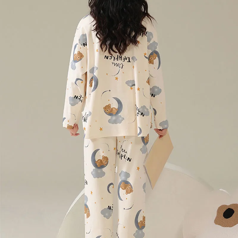 Kerener Pajama Set Women's Beige-2