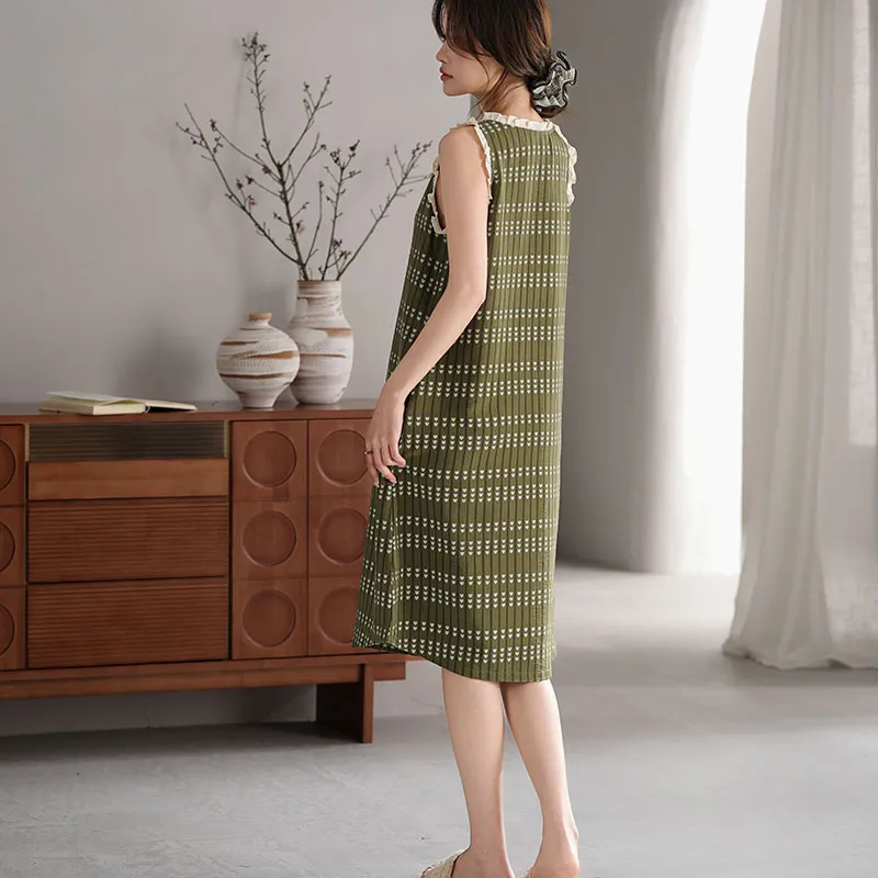 Kerener Nightgown Women's Green-6