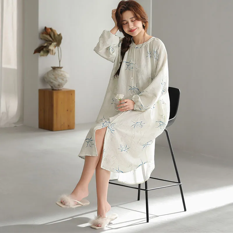 Kerener Nightgown Women's White-2