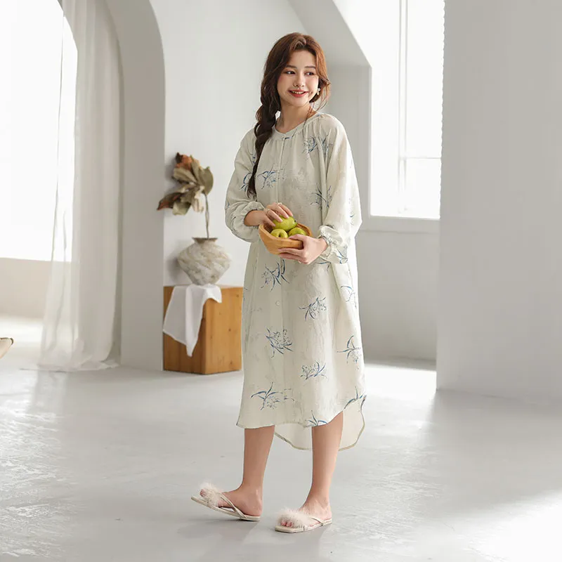 Kerener Nightgown Women's White-6