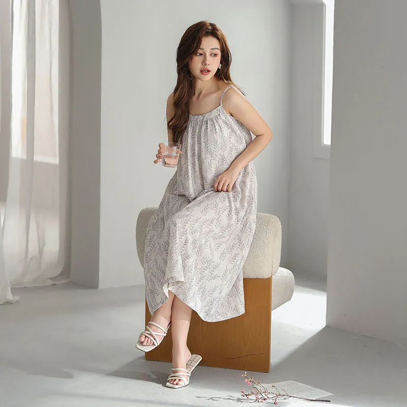 Kerener Nightgown Women's Beige-4