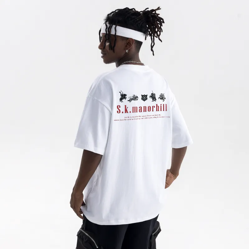 S.k. Manor Hill Short Sleeved T Shirts Unisex-2