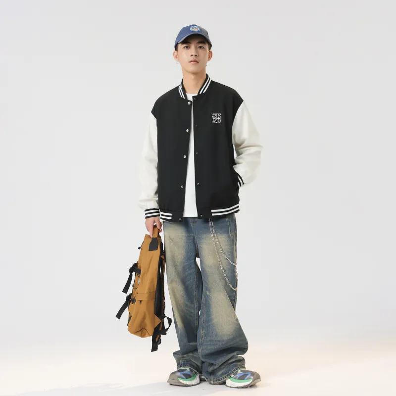 S.k. Manor Hill Baseball Jacket Unisex-3