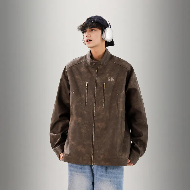 S.k. Manor Hill Leather Jacket Unisex-4