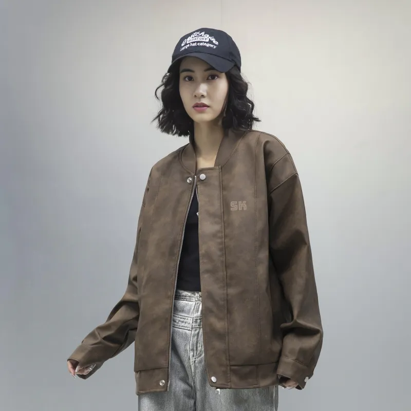 S.k. Manor Hill Leather Jacket Unisex-3