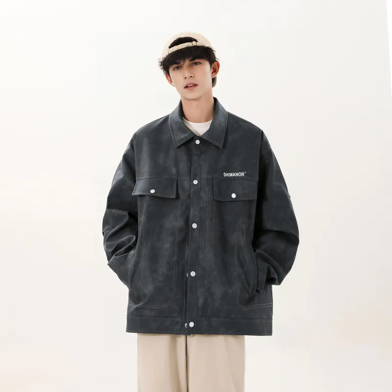 S.k. Manor Hill Leather Jacket Unisex-7