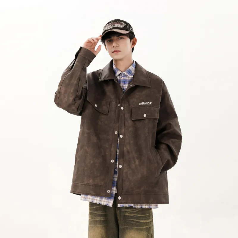S.k. Manor Hill Leather Jacket Unisex-2