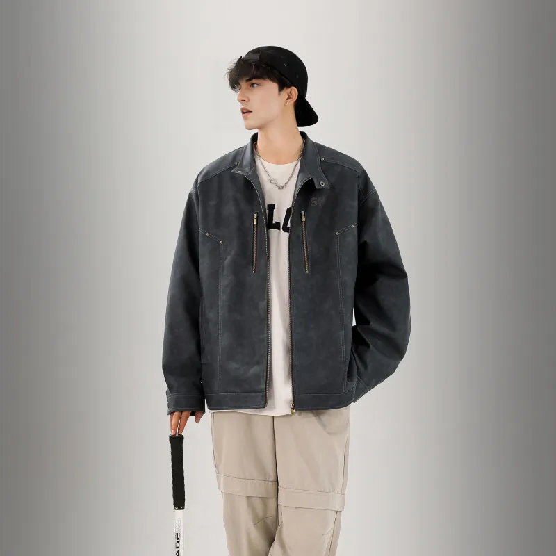 S.k. Manor Hill Leather Jacket Unisex-9