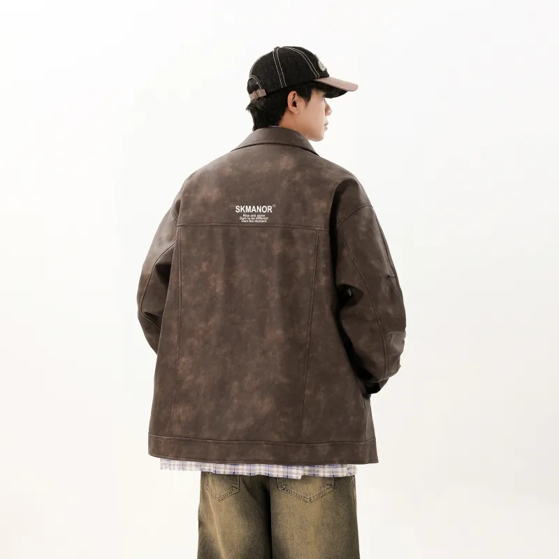 S.k. Manor Hill Leather Jacket Unisex-4